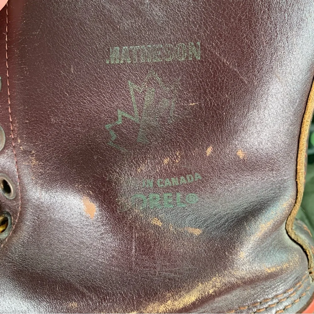 Men's Water Resistant (Waterproof?) Insulated Brown Leather Boots
